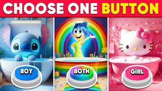 Choose One Button BOY or GIRL or BOTH Edition  Daily Quiz