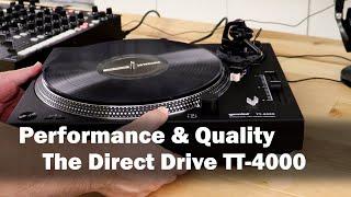 Gemini Sound TT-4000 Professional Direct-Drive DJ Turntable