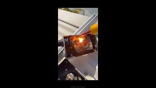 Solar Panel isolator catches fire. Why DIY solar power on your home is not a good idea!