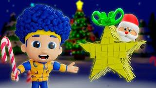 Christmas Pinata! Santa's Gifts | D Billions Kids Songs