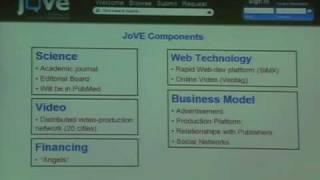 ScienceFoo Campers: JoVE (Journal of Visualized Experiments)