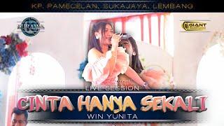 CINTA HANYA SEKALI - Win Yunita ft KURAWA (LIVE SESSION) KP. PAMECELAN, SUKAJAYA, LEMBANG