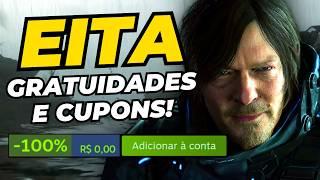 VOA! Jogos pagos DE GRAÇA, Death Stranding 2 ganha data oficial, ofertas com cupons e jogos GRÁTIS!