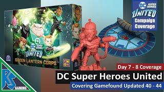 DC Super Heroes United | Day 7 - 8 Coverage (Gamefound Updates 40 - 44) | CMON Games