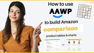 How To Create Amazon Product Comparison Tables with AAWP as Easy as 123