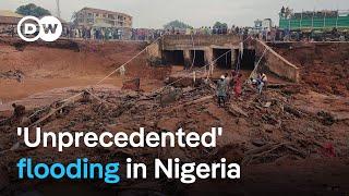 Death toll expected to rise after flash floods rip through Nigerian market town | DW News