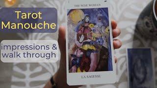 An utterly delightful little treasure - my thoughts on Tarot Manouche while viewing the cards #tarot