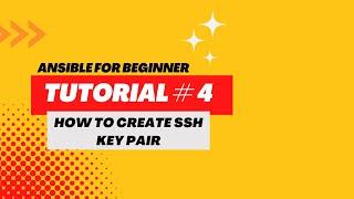 How to create ssh key pair | Ansible #4