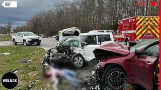30 Tragic Moments Of Insane Car Crashes Compilation Got Instant Karma | Idiots In Cars!