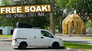 I Took A FREE Soak At Hot Springs State Park! | Thermopolis, Wyoming