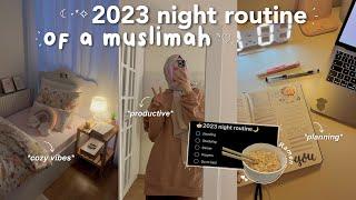 2023 NIGHT ROUTINE | productive, cozy and peaceful