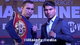 MIKEY GARCIA VS SERGEY LIPINETS FACE OFF - VILLAINFY MEDIA