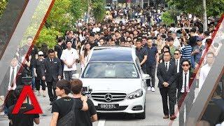 The final farewell: Aloysius Pang laid to rest