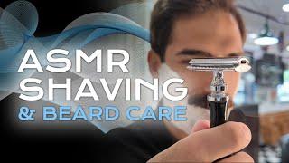 ASMR Mustache Care and Shaving Routine with Buongiorno al Sandalo 🪵