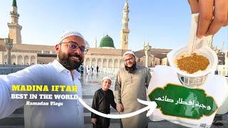 IFTAR inside Masjid An Nabawi  BEST IFTAR  Crowne Plaza MADINA Buffet 🫶 Ramadan 2024 in MADINA