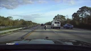 BIKER LEARNS THE HARD WAY NOT TO RUN FROM FHP!!!