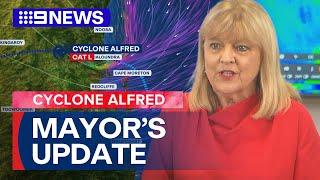 Ex-Tropical Cyclone Alfred: Gold Coast Acting Mayor provides update | 9 News Australia