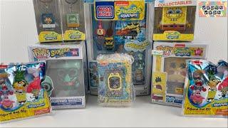 Spongebob SquarePants Unboxing Toy Collection Review ASMR | Funko Pop Spongebob Squidward
