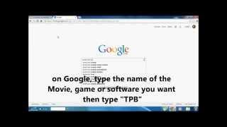 How to Download a Movie, Game ,software for free using torrent !!