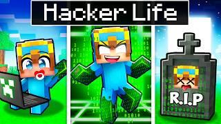 Having a HACKER LIFE in Minecraft!