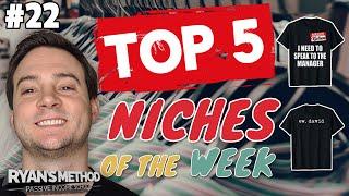 TOP 5 NICHES  Print on Demand Niche Research #22 — (10/11/2020)