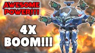 Boom! NEW 4x KISTEN NODENS Awesome Compilation War Robots Montage Update 7.2 Max Titan Gameplay WR