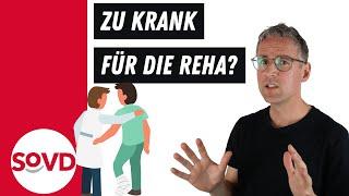 Zu krank für die Reha: Was sage ich der Krankenkasse?