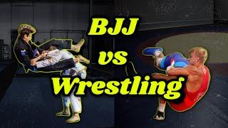 BJJ vs WRESTLING "Simplified"