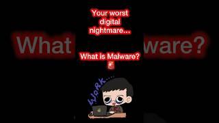 What is Malware? #cybersecurity #malware #shorts