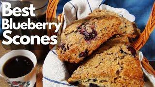 Make Café Style Blueberry Scones at Home ~ Best Recipe!