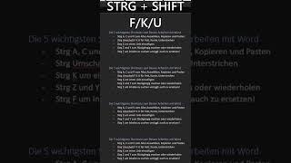 Diese Microsoft Word Shortcuts machen euch das Leben leichter - Shorts