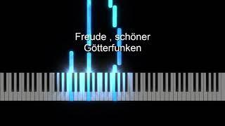 Freude, schöner Götterfunken - Piano