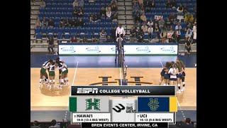 Hawaii Wahine Volleyball vs UC Irvine (Nov. 23, 2024) Match 2