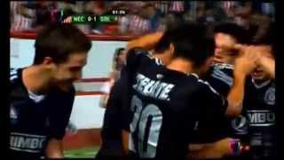 Chivas vs. Necaxa Gol de Pato Araujo || Copa MX Apertura 2013