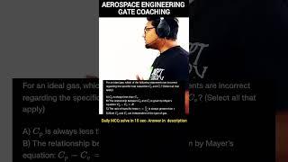 MSQ question Aircraft propulsion GATE Aerospace Engineering | Viru sir IITian