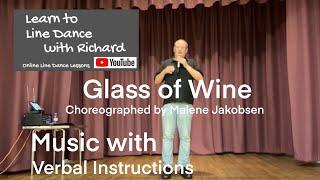 ABSOLUTE BEGINNER LINE DANCE LESSON 44 - Glass of Wine - Part 2 - Music with verbal instruction