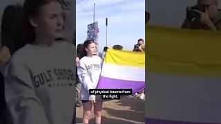 Oklahoma high school students stage walkout over nonbinary teen's death #shorts