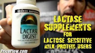 Lactase Supplements for Lactose Intolerant Whey Protein Users