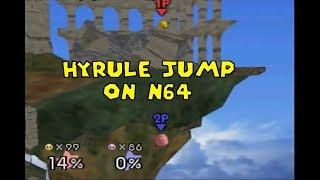 The Reversed Hyrule Jump In Super Smash 64 (Real N64 Capture)