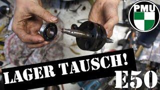 Puch Maxi E50 Motor Lager tauschen / Apfelgrüne #2