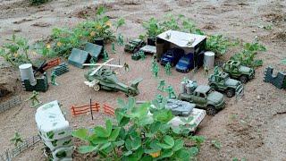 Army men: Green army camp under attack #stopmotion  #am( Army men stopmotion)