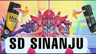 CUSTOM GUNDAM DENGAN PILOX DITON - SD GUNDAM SINANJU