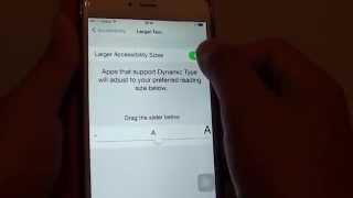 iPhone 6 Plus: How to Change System Font Size For Larger Text