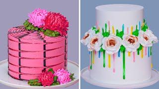 10 Beatiful Wedding Cakes Designs | So Tasty Flower Cake Decoraing Tutorial | Extreme Cake