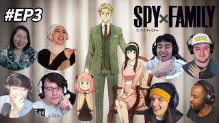 SPY X FAMILY EP3 REACTION MASHUP | Family Photo 