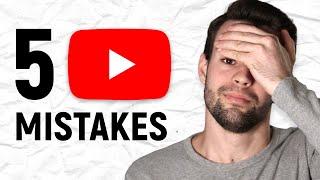 5 BIG Mistakes SMALL YouTubers STILL MAKE!