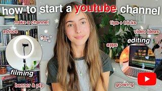how to start & grow a YOUTUBE channel ️ *blow up on youtube*