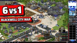 Red Alert 2 | Blackwell City Map | (6 vs 1 + Superweapons)