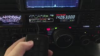 Yaesu FTdx5000MP with FH-2 Remote Control Keypad - chasing a SOTA station