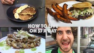 How To Live On $3 a Day | One Dollar Meals | Day One |